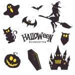 - collection cute black halloween silhouettes crc7b074ac9 size1.79mb 1 - Home