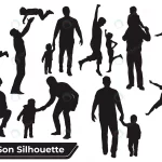 - collection father son dad baby silhouettes differ crc8232edff size1.45mb - Home