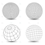 - collection various designs wireframe globes crc89330b83 size1.60mb - Home