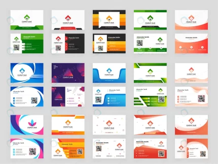colorful collection horizontal business card rnd371 frp2550258 - title:graphic home - اورچین فایل - format: - sku: - keywords: p_id:353984