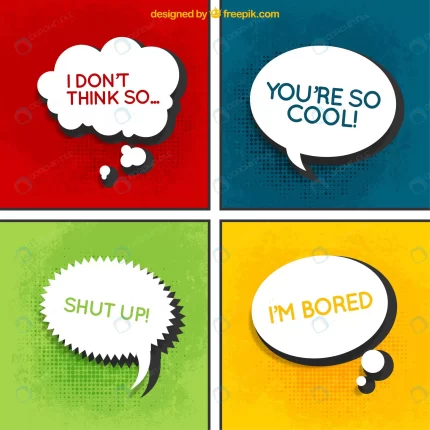 comic speech bubbles with messages crc0ed1bb32 size13.77mb - title:graphic home - اورچین فایل - format: - sku: - keywords: p_id:353984