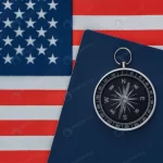 - compass passport usa flag close up top view rnd308 frp19114114 - Home