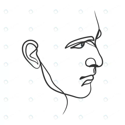 continuous line art drawing man face one line man crcae17d9f0 size0.29mb 1 - title:graphic home - اورچین فایل - format: - sku: - keywords: p_id:353984