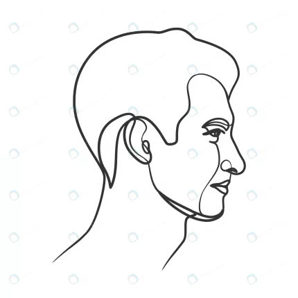 continuous line art drawing man face one line man crcfdf7408d size0.31mb - title:graphic home - اورچین فایل - format: - sku: - keywords: p_id:353984