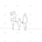 continuous line drawing happy family profile vect crc6a4998f3 size0.44mb - title:Home - اورچین فایل - format: - sku: - keywords:وکتور,موکاپ,افکت متنی,پروژه افترافکت p_id:63922