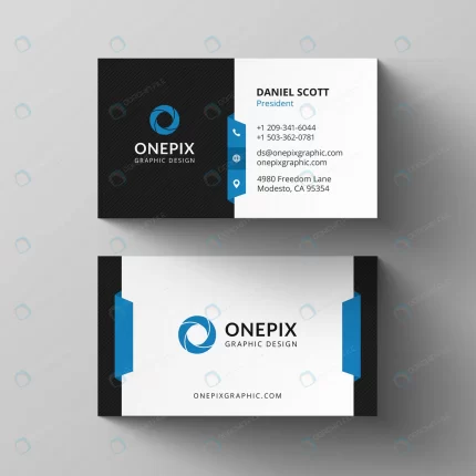 corporate blue business card template rnd669 frp9915833 - title:graphic home - اورچین فایل - format: - sku: - keywords: p_id:353984