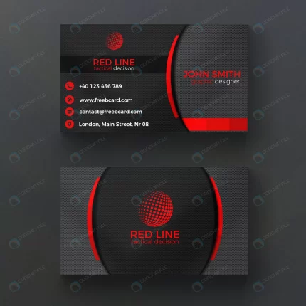 corporate red and black business card crcb1b2b83a size1.07mb - title:graphic home - اورچین فایل - format: - sku: - keywords: p_id:353984