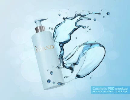 cosmetic bottle with water splash mockup crc5990ed10 size60.07mb - title:graphic home - اورچین فایل - format: - sku: - keywords: p_id:353984