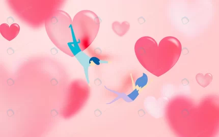 couple falling love with lot heart background rom crc89da811b size5.86mb - title:graphic home - اورچین فایل - format: - sku: - keywords: p_id:353984