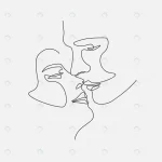 - couple illustration line art style crc7ff681ee size427.03kb - Home