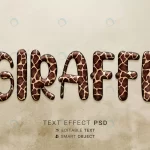 creative giraffe text effect crc82b7493b size70.64mb - title:Home - اورچین فایل - format: - sku: - keywords:وکتور,موکاپ,افکت متنی,پروژه افترافکت p_id:63922