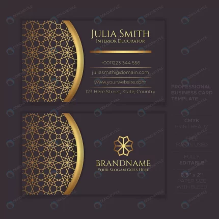 creative luxury business card template crc6c89bb59 size2.06mb - title:graphic home - اورچین فایل - format: - sku: - keywords: p_id:353984