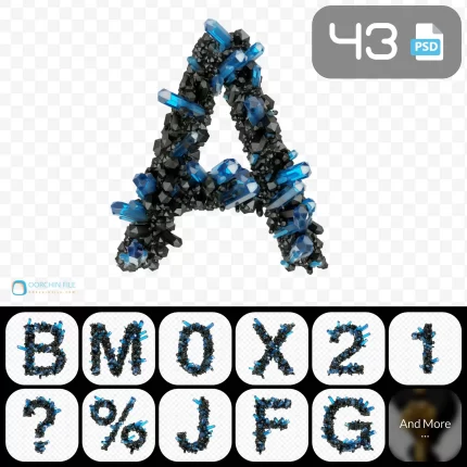 crystal alphabet 1aa - title:graphic home - اورچین فایل - format: - sku: - keywords: p_id:353984