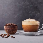 cup cappuccino with coffee beans around crc3996cb18 size10.23mb 6000x4000 - title:Home - اورچین فایل - format: - sku: - keywords:وکتور,موکاپ,افکت متنی,پروژه افترافکت p_id:63922
