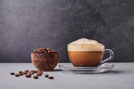 cup cappuccino with coffee beans around crc3996cb18 size10.23mb 6000x4000 - title:graphic home - اورچین فایل - format: - sku: - keywords: p_id:353984