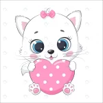 cute baby kitty with heart cartoon vector illustr crc0606c200 size1.58mb - title:Home - اورچین فایل - format: - sku: - keywords:وکتور,موکاپ,افکت متنی,پروژه افترافکت p_id:63922