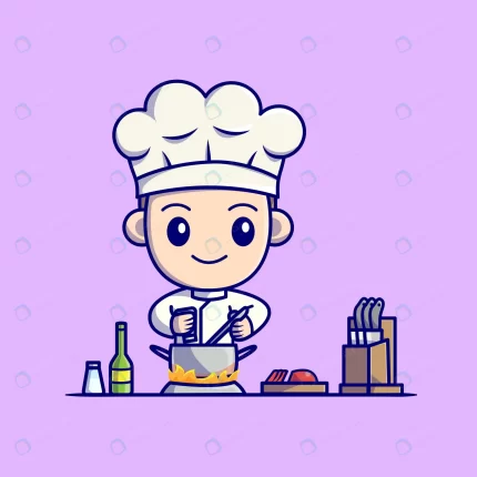 cute boy chef cooking kitchen cartoon crc93566fb2 size1.03mb - title:graphic home - اورچین فایل - format: - sku: - keywords: p_id:353984