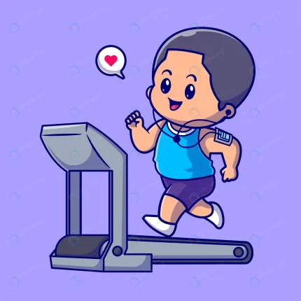 cute boy running treadmill cartoon vector icon il crca5fc5164 size1.65mb - title:graphic home - اورچین فایل - format: - sku: - keywords: p_id:353984