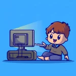 cute boy watching tv cartoon vector icon illustra crcb91c27ee size2.13mb - title:Home - اورچین فایل - format: - sku: - keywords:وکتور,موکاپ,افکت متنی,پروژه افترافکت p_id:63922