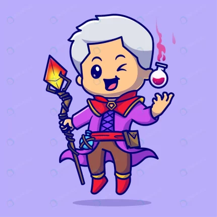 cute boy witch cartoon vector icon illustration p crc73c86be4 size2.47mb - title:graphic home - اورچین فایل - format: - sku: - keywords: p_id:353984
