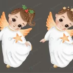 cute cartoon christmas angels boy girl with stars crcc0538acc size29.35mb 1 - title:Home - اورچین فایل - format: - sku: - keywords:وکتور,موکاپ,افکت متنی,پروژه افترافکت p_id:63922