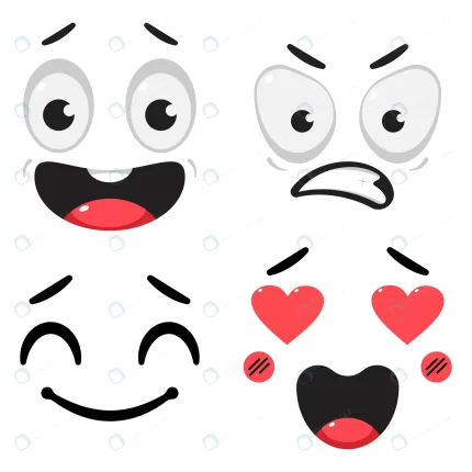 cute cartoon faces with different expression emot crc5b6704cc size674.32kb - title:graphic home - اورچین فایل - format: - sku: - keywords: p_id:353984