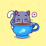 cute cat drink coffee cartoon vector icon illustr crcd21ddcf9 size1.64mb - title:Home - اورچین فایل - format: - sku: - keywords:وکتور,موکاپ,افکت متنی,پروژه افترافکت p_id:63922