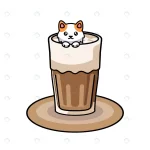 cute cat mochaccino cartoon character vector illus rnd155 frp31718401 - title:Home - اورچین فایل - format: - sku: - keywords:وکتور,موکاپ,افکت متنی,پروژه افترافکت p_id:63922