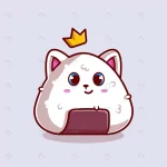 cute cat onigiri with crown cartoon crcdc8132e9 size0.86mb - title:Home - اورچین فایل - format: - sku: - keywords:وکتور,موکاپ,افکت متنی,پروژه افترافکت p_id:63922