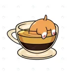 cute corgi espresso cartoon character vector illus rnd899 frp31718415 - title:Home - اورچین فایل - format: - sku: - keywords:وکتور,موکاپ,افکت متنی,پروژه افترافکت p_id:63922