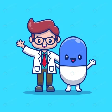 cute doctor with capsule medicine cartoon icon il crc36a5f6b4 size0.73mb - title:graphic home - اورچین فایل - format: - sku: - keywords: p_id:353984