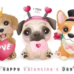 cute doodle dogs valentines day collection crcd095ede8 size25.83 - title:Home - اورچین فایل - format: - sku: - keywords:وکتور,موکاپ,افکت متنی,پروژه افترافکت p_id:63922