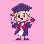 cute girl graduation cartoon vector icon illustra crcf180e43d size1.18mb - title:Home - اورچین فایل - format: - sku: - keywords:وکتور,موکاپ,افکت متنی,پروژه افترافکت p_id:63922