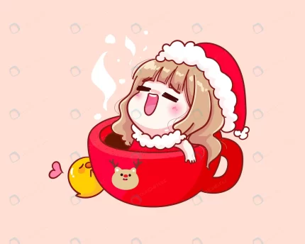 cute girl in santa claus costume sitting in coffe crc9ed0be19 size3.77mb - title:graphic home - اورچین فایل - format: - sku: - keywords: p_id:353984