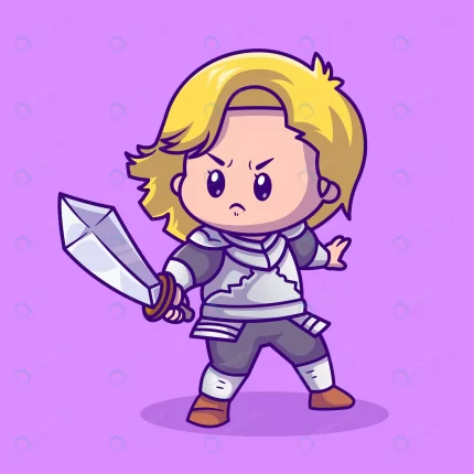 cute girl knight with sword cartoon vector icon i crcc4f4e0c7 size1.87mb - title:graphic home - اورچین فایل - format: - sku: - keywords: p_id:353984