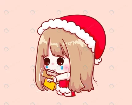 cute girl santa claus costume shake wallet illust crce2a418ec size2.06mb - title:graphic home - اورچین فایل - format: - sku: - keywords: p_id:353984