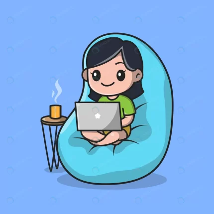 cute girl working laptop cartoon crc3e38279f size0.98mb - title:graphic home - اورچین فایل - format: - sku: - keywords: p_id:353984
