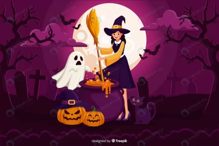 cute halloween witch with broom 3 crcd316ef8a size1.45mb - title:graphic home - اورچین فایل - format: - sku: - keywords: p_id:353984