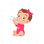 cute little baby girl drink milk from bottle crcd0ad6fc3 size0.83mb - title:Home - اورچین فایل - format: - sku: - keywords:وکتور,موکاپ,افکت متنی,پروژه افترافکت p_id:63922