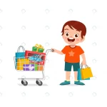 cute little boy push shopping cart full groceries crcefacdc31 size1.59mb - title:Home - اورچین فایل - format: - sku: - keywords:وکتور,موکاپ,افکت متنی,پروژه افترافکت p_id:63922