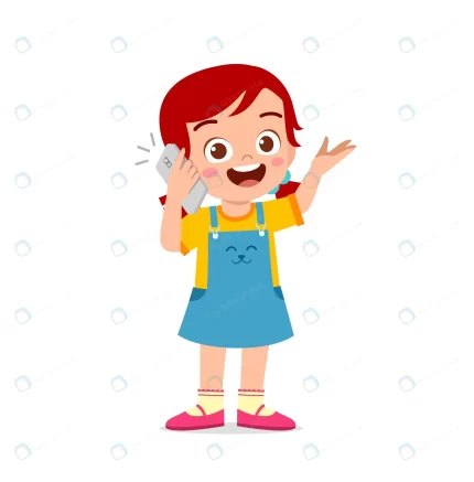 cute little girl talk using mobile phone crc5d3be2bd size0.91mb - title:graphic home - اورچین فایل - format: - sku: - keywords: p_id:353984