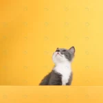 cute little gray cat yellow looks plays buisiness crc5d8a9dee size7.28mb 4427x4427 1 - title:Home - اورچین فایل - format: - sku: - keywords:وکتور,موکاپ,افکت متنی,پروژه افترافکت p_id:63922