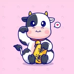 - cute lucky cow holding gold coin cartoon vector i crc4e1cb8e1 size1.76mb - Home