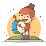 - cute marching band drummer music vector icon illu crcaa5fa823 size0.71mb - Home