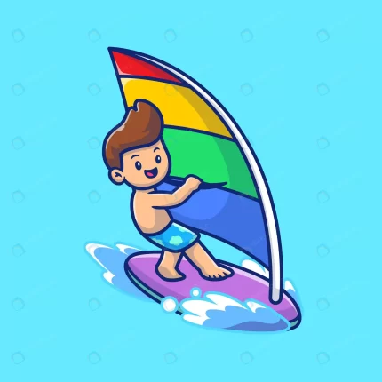 cute people playing windsurfing cartoon icon illu crc0bab25d9 size0.74mb - title:graphic home - اورچین فایل - format: - sku: - keywords: p_id:353984