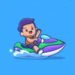 cute people riding speed motorboat cartoon icon i crc38835f4f size0.76mb - title:Home - اورچین فایل - format: - sku: - keywords:وکتور,موکاپ,افکت متنی,پروژه افترافکت p_id:63922