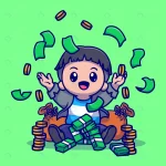 - cute rich boy with money cartoon vector icon illu crc473a2d9b size1.78mb - Home