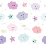 - cute seamless pattern background with cartoon kaw crc285aeee9 size3.15mb - Home