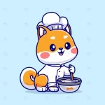 cute shiba inu chef cooking cartoon vector icon i crcca40b46b size1.72mb - title:Home - اورچین فایل - format: - sku: - keywords:وکتور,موکاپ,افکت متنی,پروژه افترافکت p_id:63922