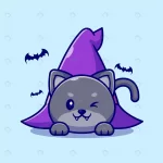 cute witch cat laying witch hat cartoon illustrat crc46df602a size0.95mb - title:Home - اورچین فایل - format: - sku: - keywords:وکتور,موکاپ,افکت متنی,پروژه افترافکت p_id:63922